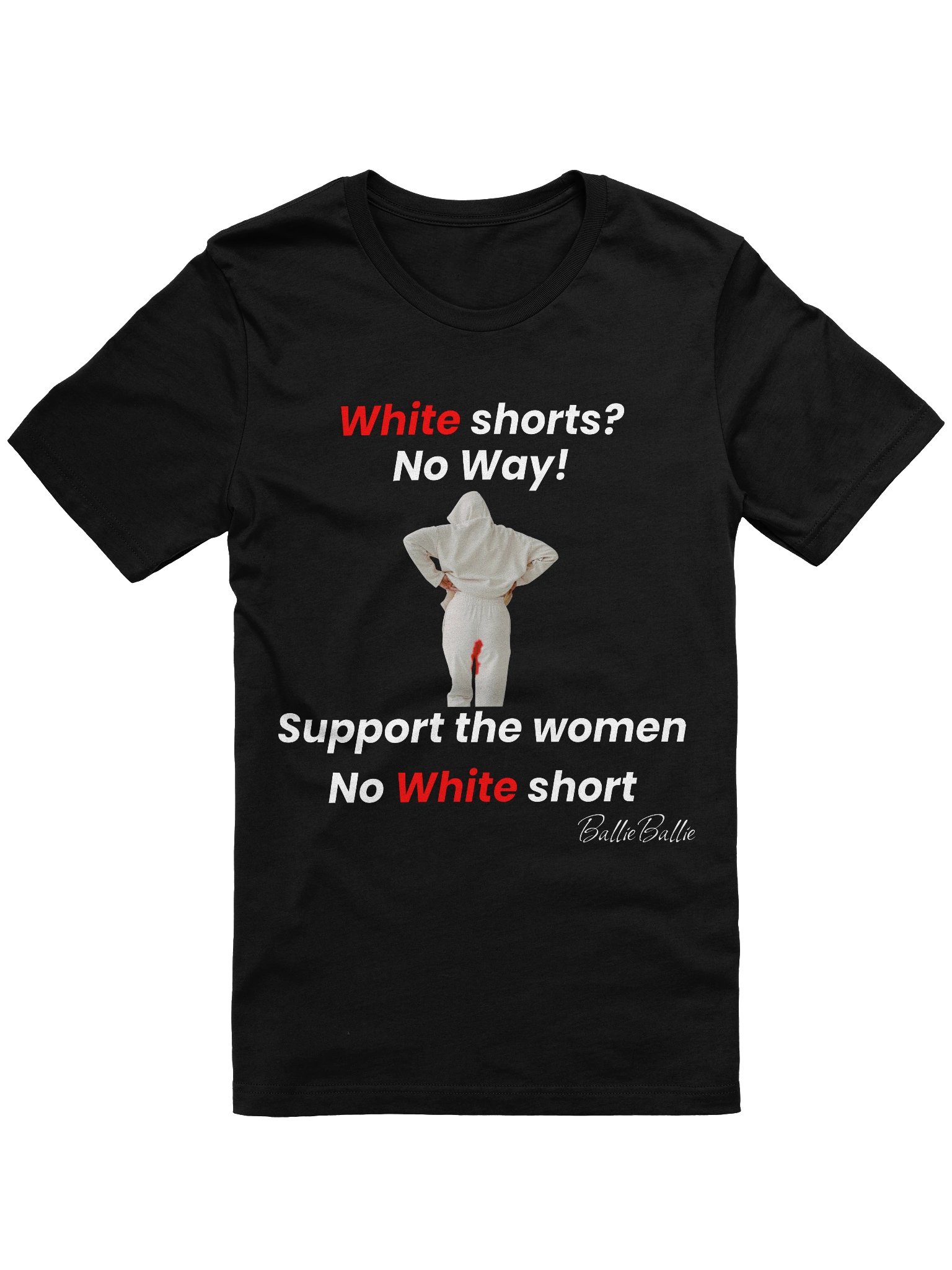 White short? No Way! Support the women No white short product image (1)