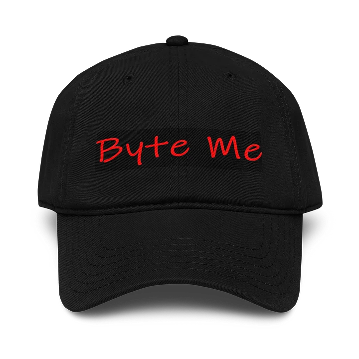 Byte Me Washed Baseball Cap product image (1)
