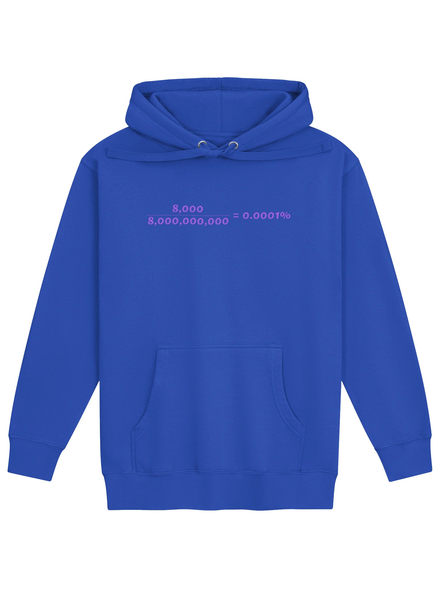 8 OVER 8 BILLION — Hoodie (Blue) product image (1)