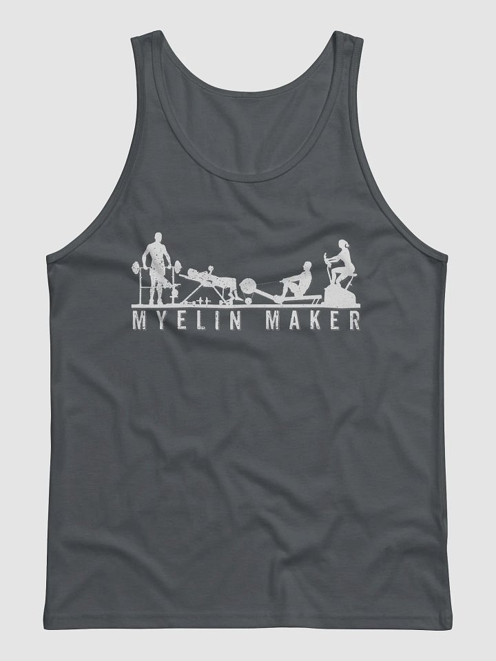 Men's Jersey Tank (White Text) product image (6)