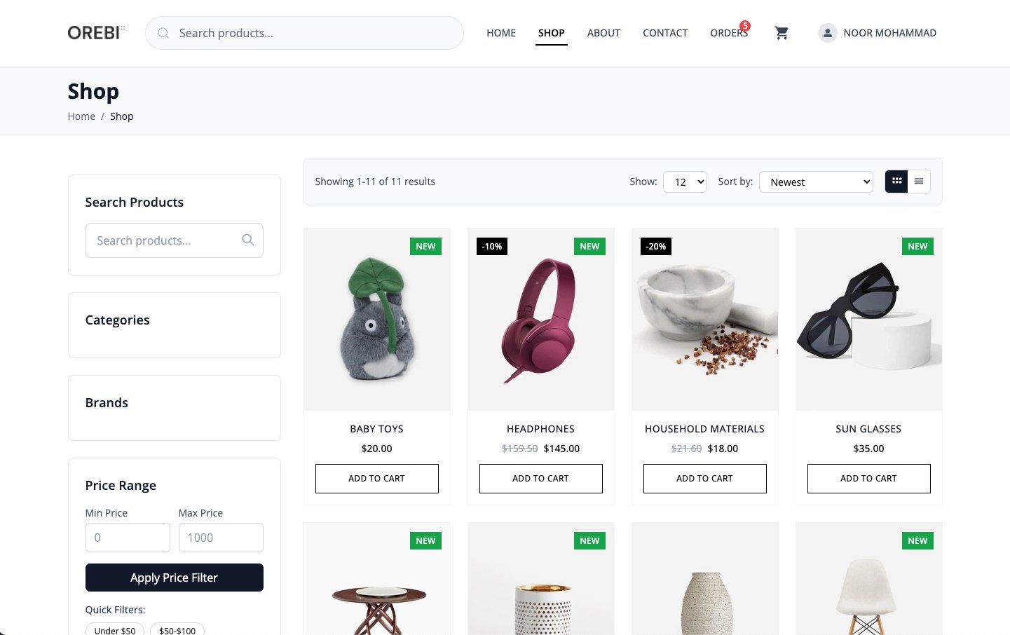 Orebi Shopping - Premium Full-Stack E-Commerce Platform product image (3)