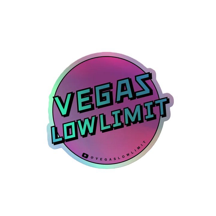 VegasLowLimit Holographic Sticker product image (2)
