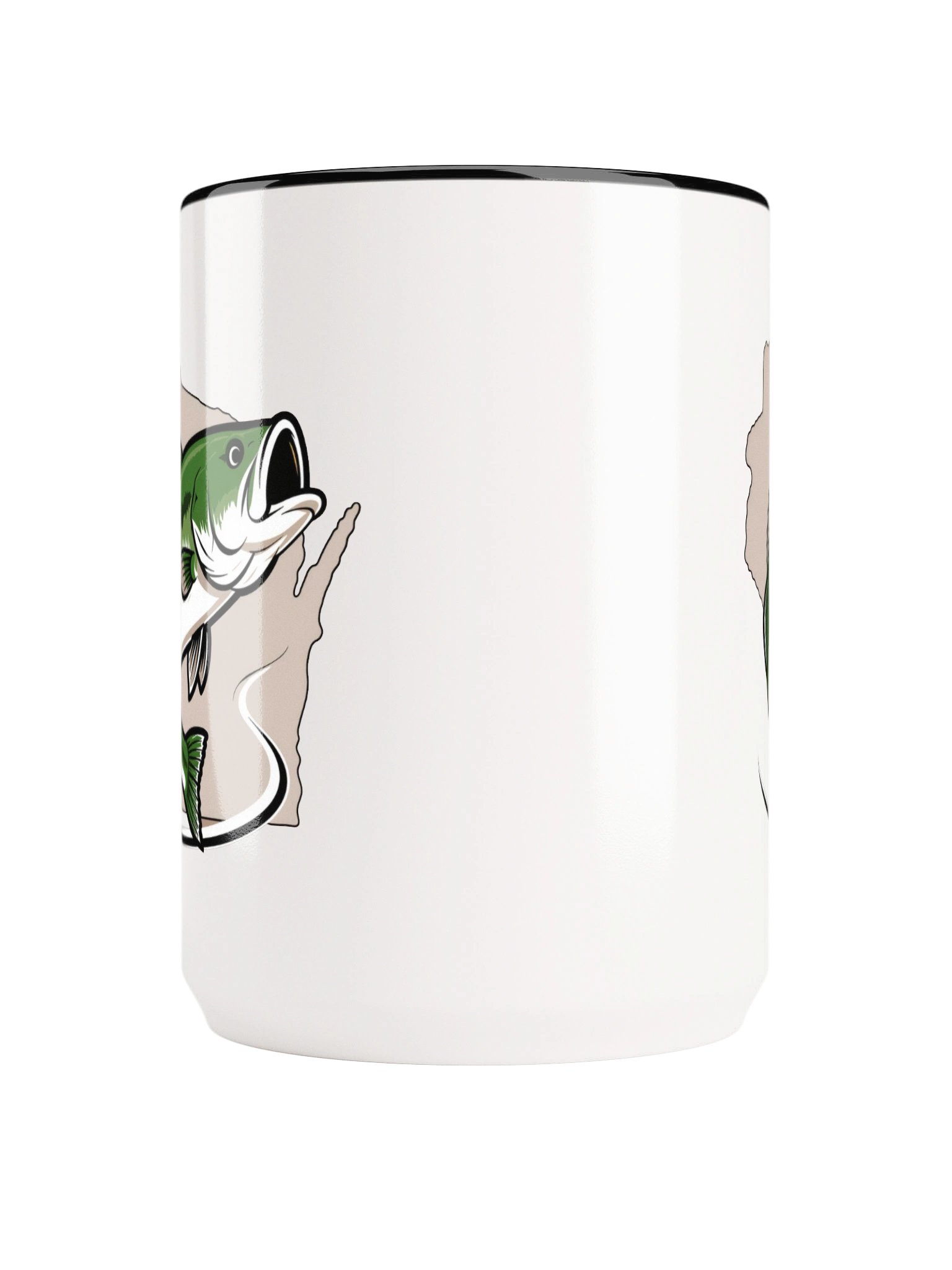 Fishing Southern Wisconsin Ceramic Mug with Color Inside product image (5)