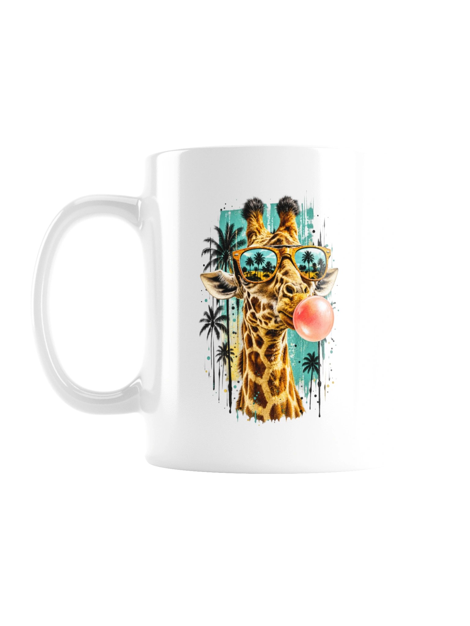 Bubble Trouble Giraffe Ceramic Mug product image (1)