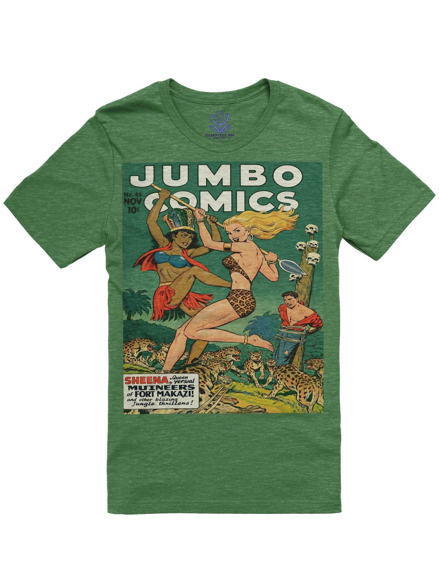 Jumbo Comics Vintage Jungle Cover T-Shirt product image (73)