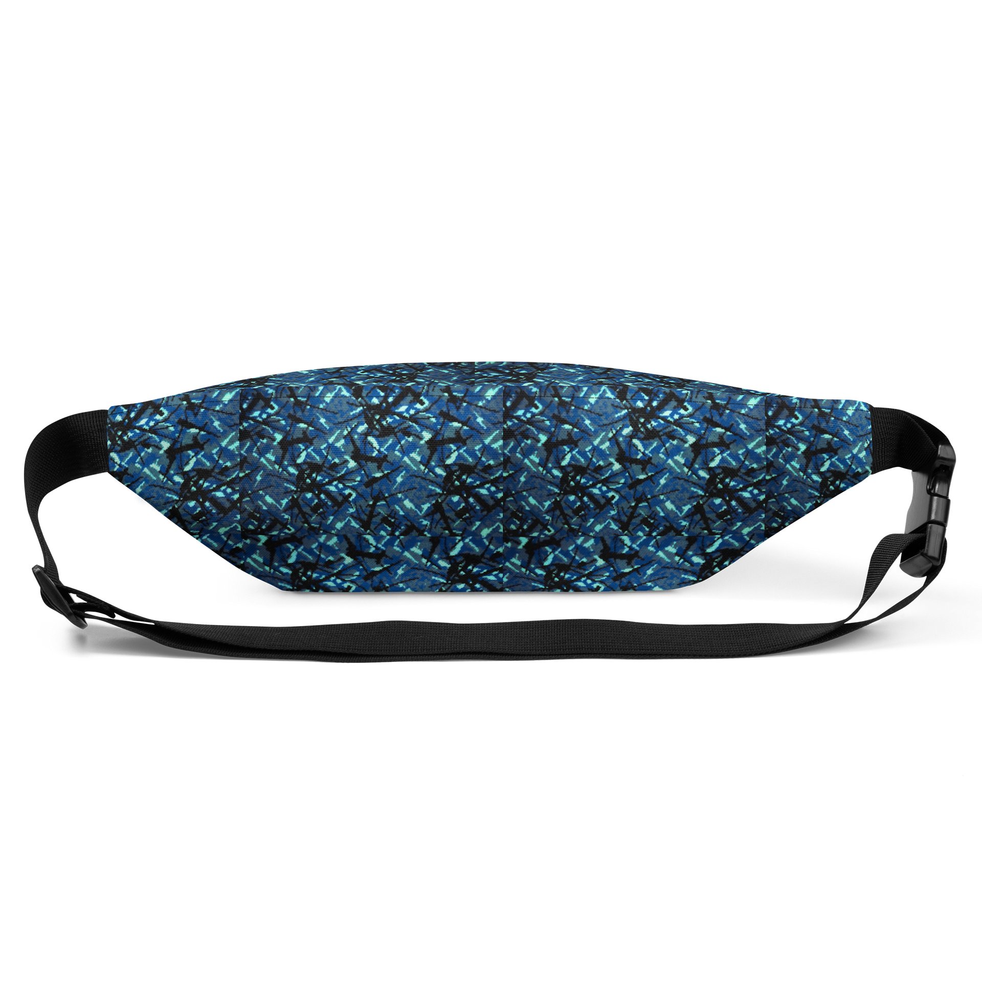 Waist Bag Blue Plush Danish Style Pattern product image (4)