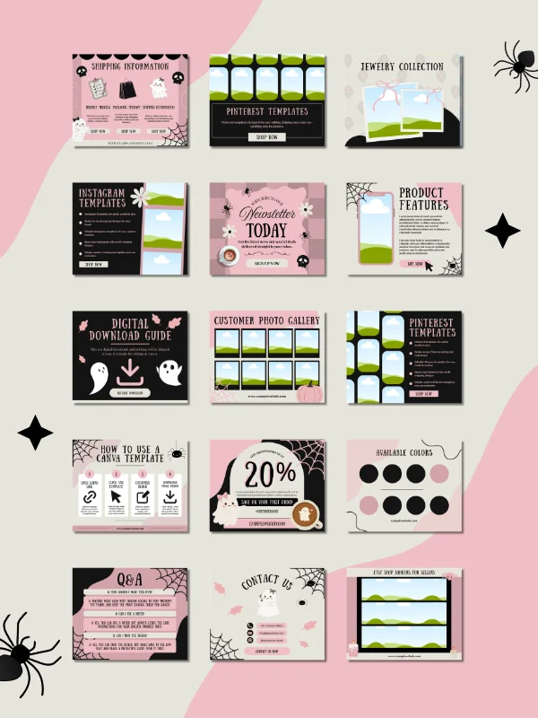 Coquette Halloween Ecommerce Listing Templates product image (4)