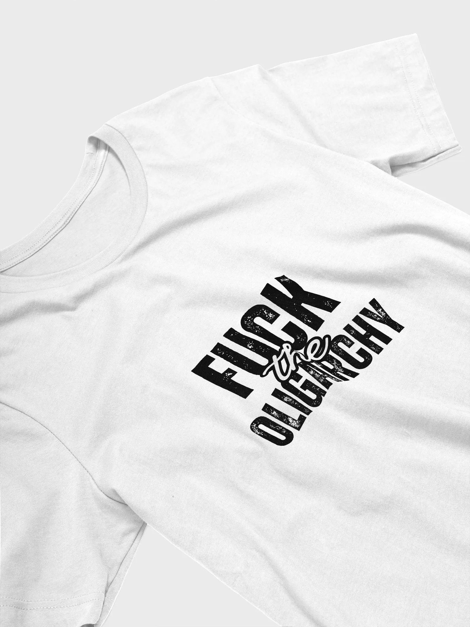 Fuck the Oligarchy Comfort Tee (lighter colors) product image (3)