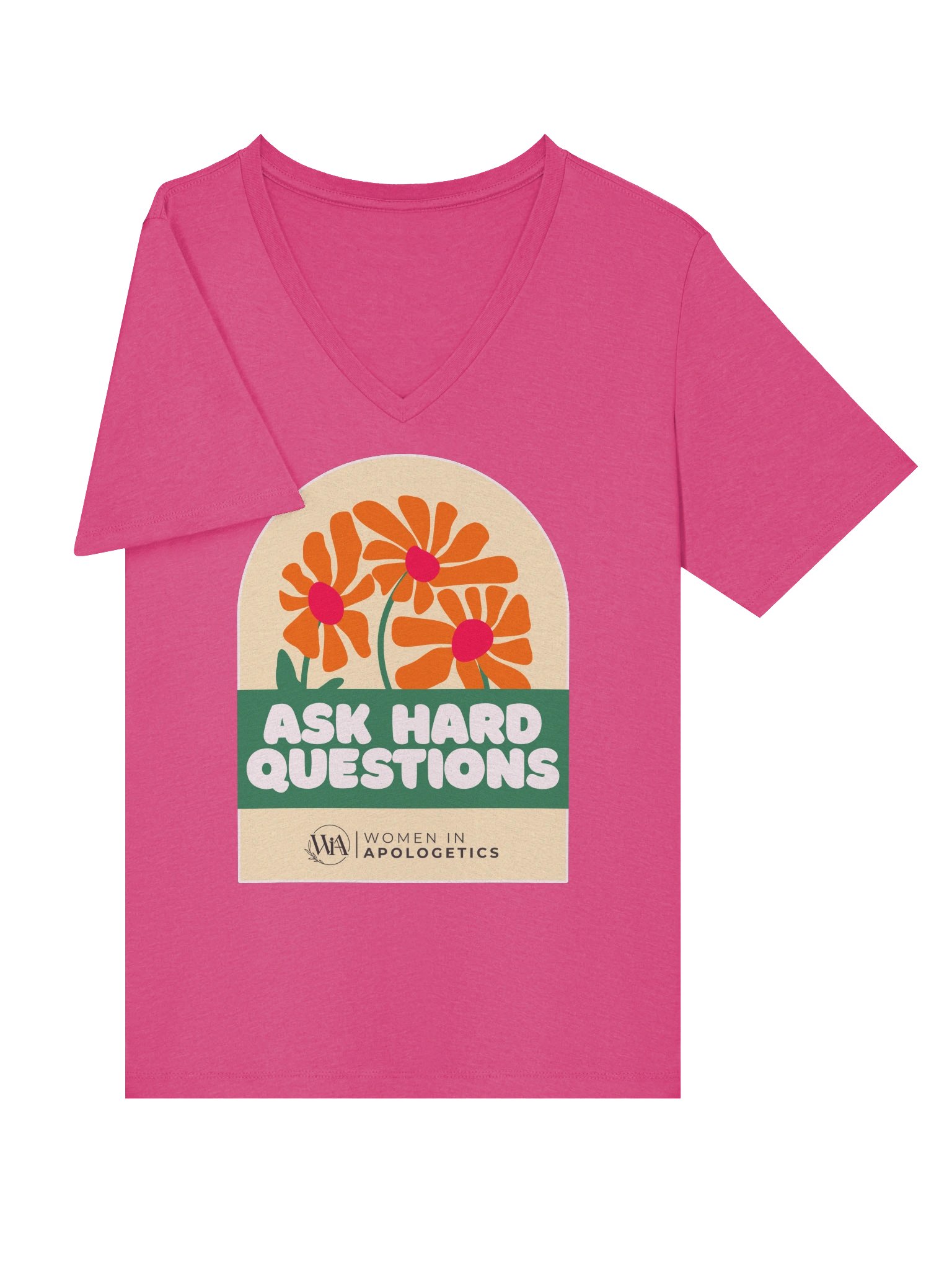 Ask Hard Questions Relaxed V-Neck product image (38)