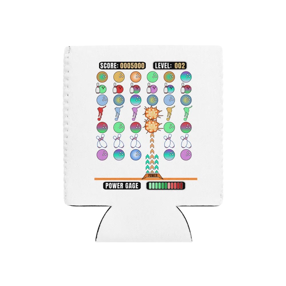 Space Invader Game Bowling StrikeMaster Can Cooler product image (1)