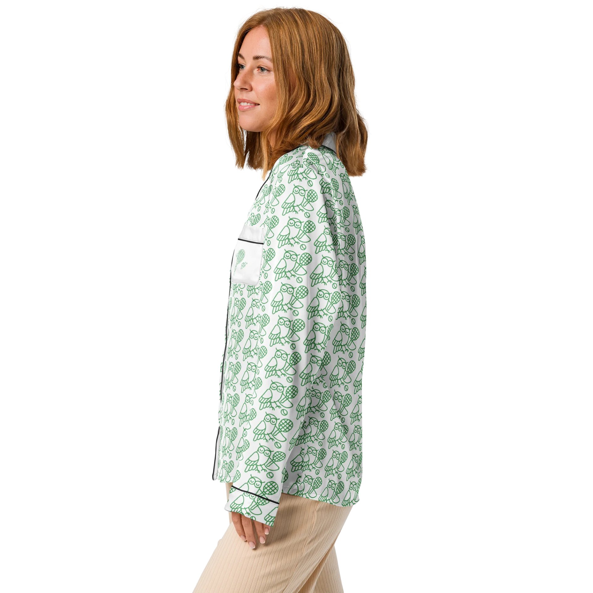 Vibrant Tennis Dreams Women's Pyjama Top product image (5)