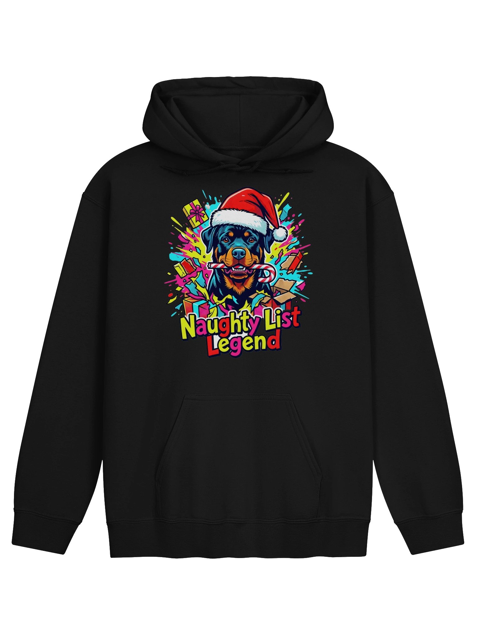 Naughty List Rottweiler Hoodie product image (1)