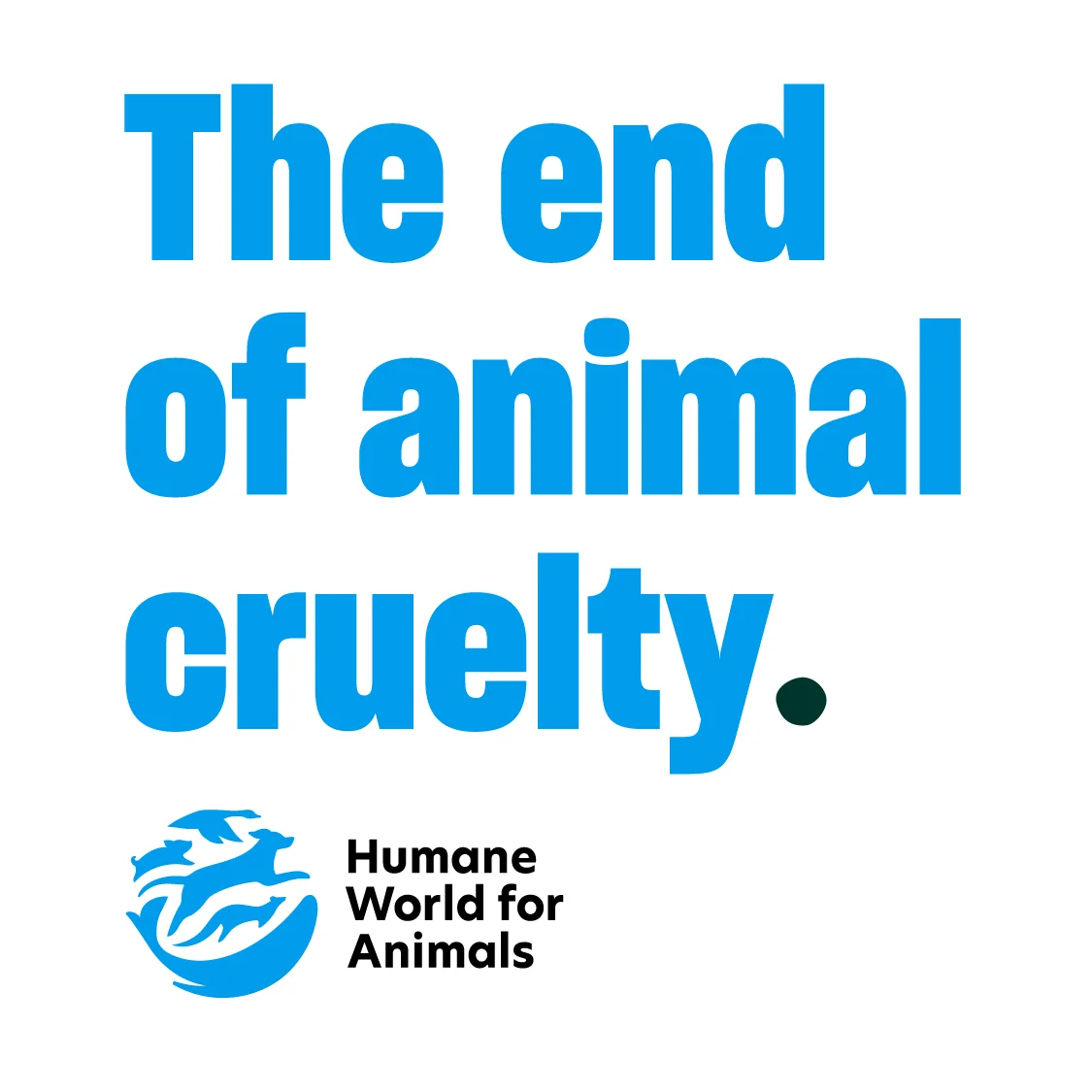 Humane World for Animals mission stickers – Set of 4 product image (2)
