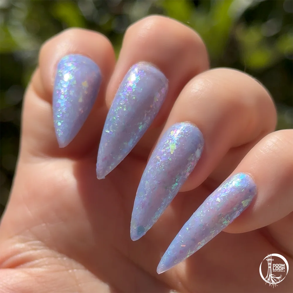 THIS FUTURE THEY FEAR - Luminous Blue Jelly Flakie Nail Polish product image (8)