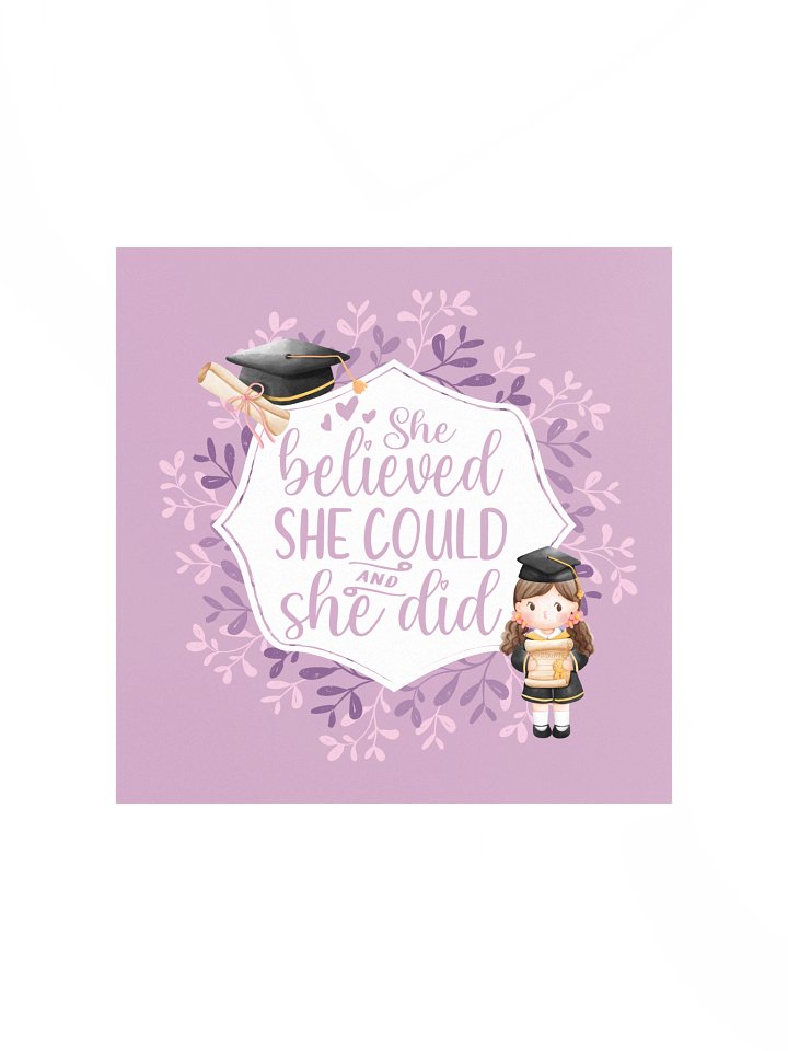 She Believed She Could Graduation Print product image (2)