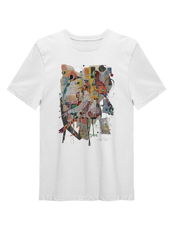 'Gathering' by Edward Martin: Mixed Media Collage T-Shirt product image (2)