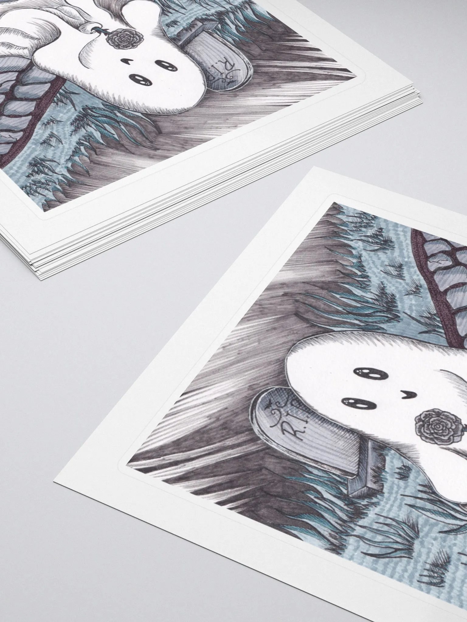 Rose Ghost Stickers product image (4)