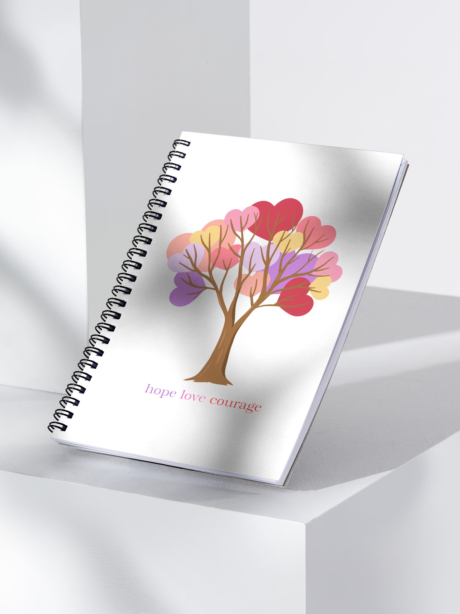 ''Hope love courage'' notebook product image (3)