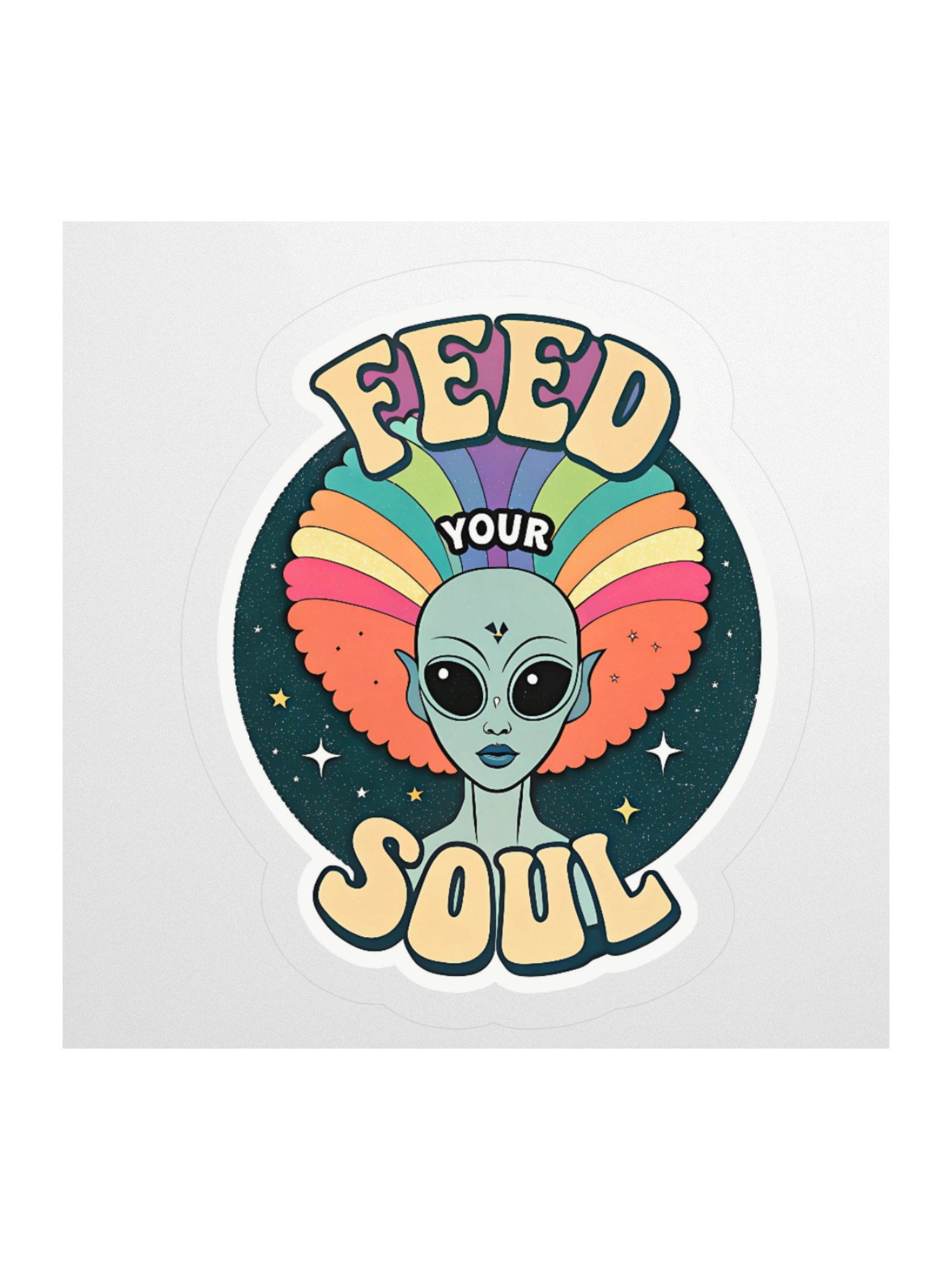 Cosmic Soul Kiss Cut Stickers product image (2)