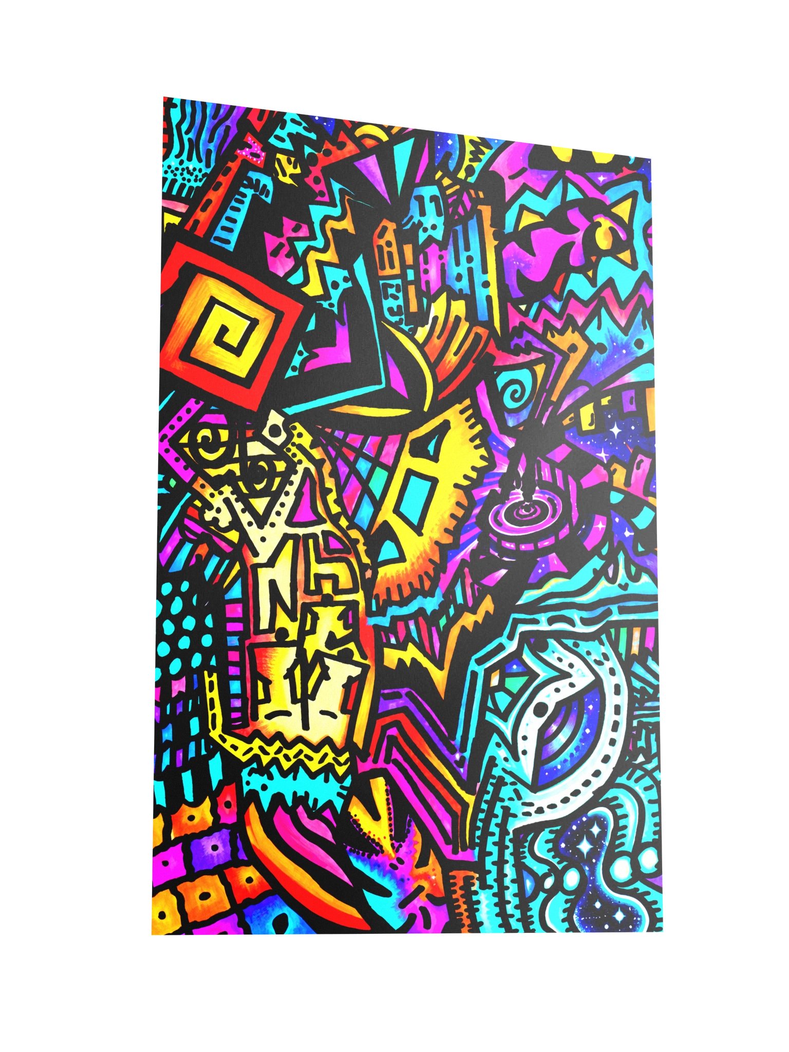 #28 Sucked into the Hive Mind - Color Poster (Alt.) product image (2)