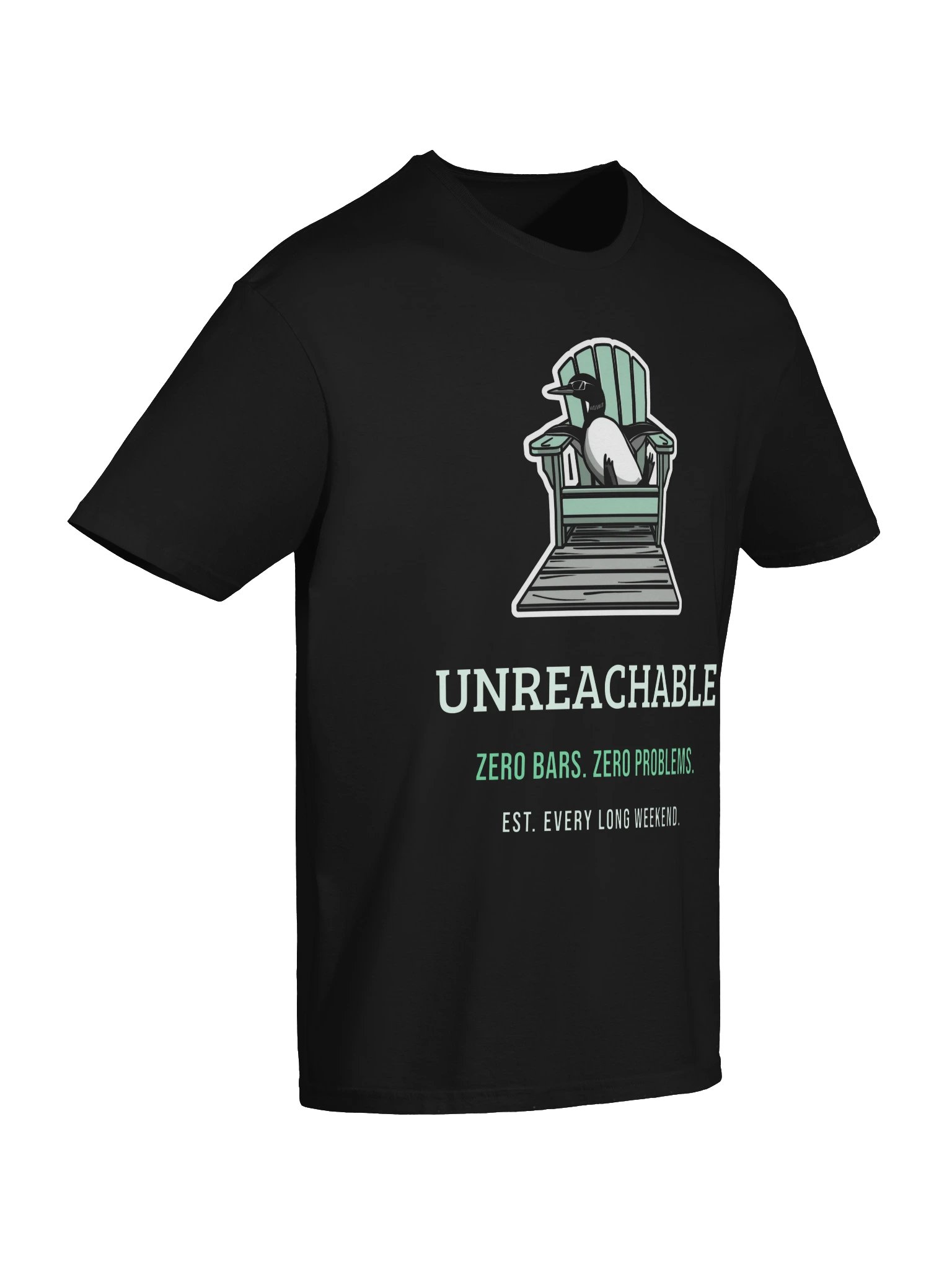 Lake Life Shirt Ideas – Unreachable, Zero Bars Zero Problems product image (6)