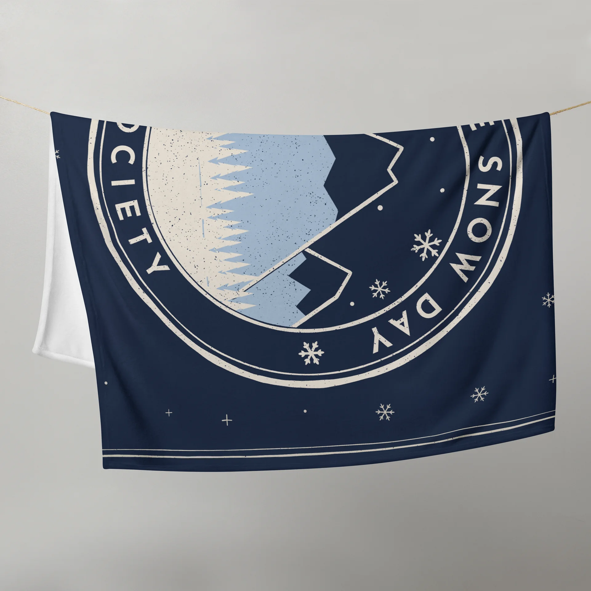 Cascade Snow Day Throw Blanket product image (5)