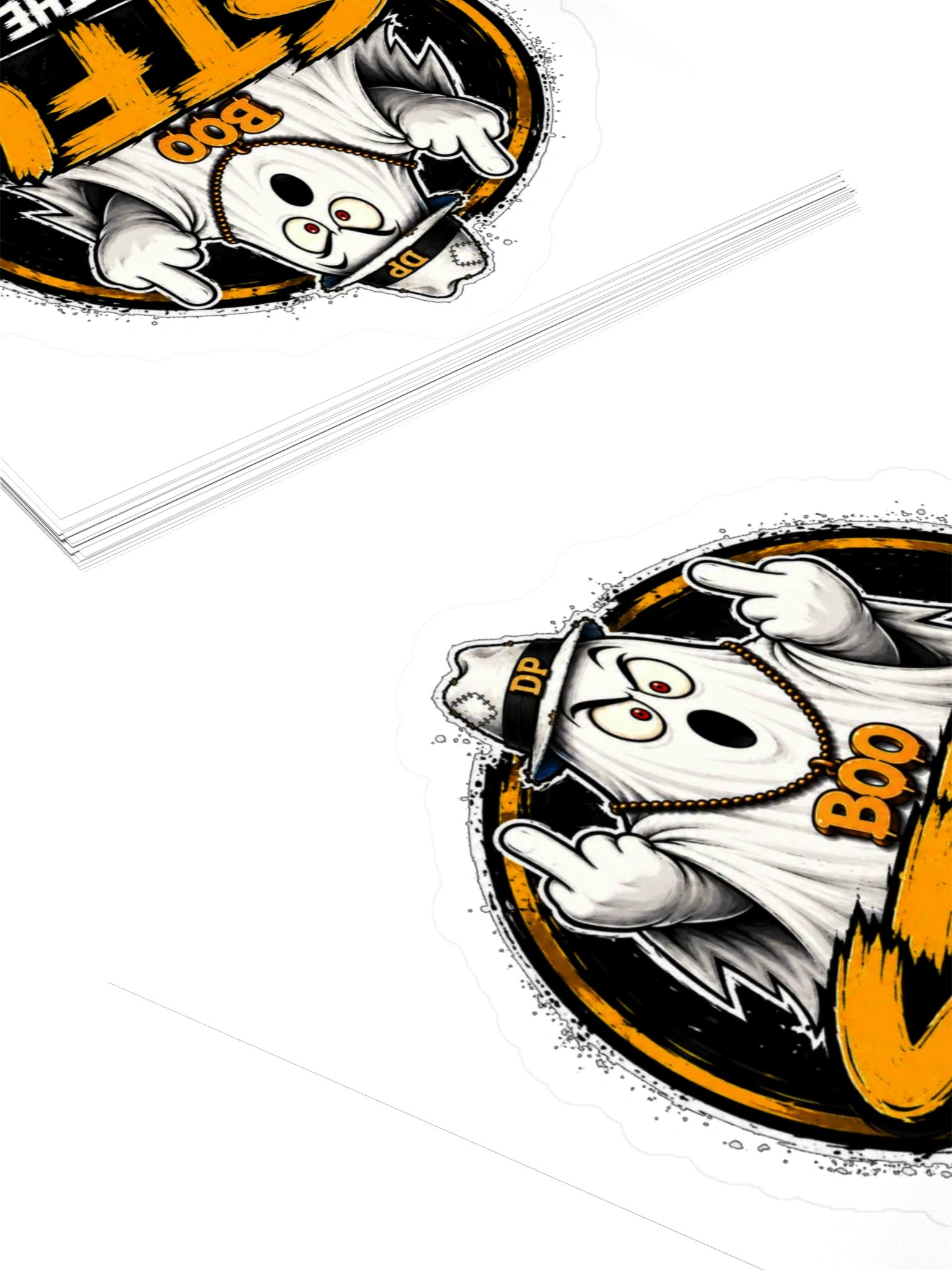 Boo STFU 3" x 3" sticker product image (4)