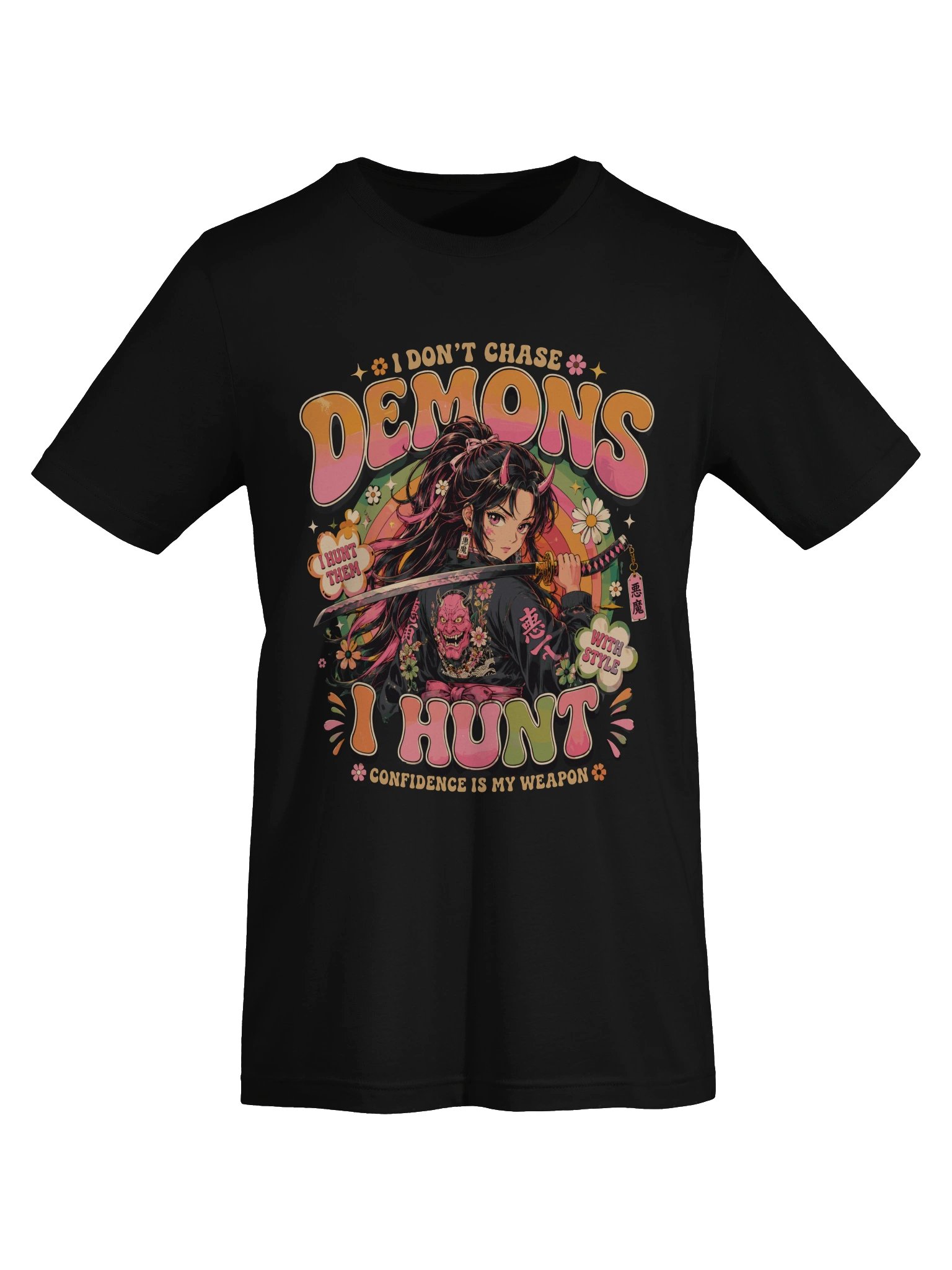 I don't chase demons I hunt Anime Tee product image (5)