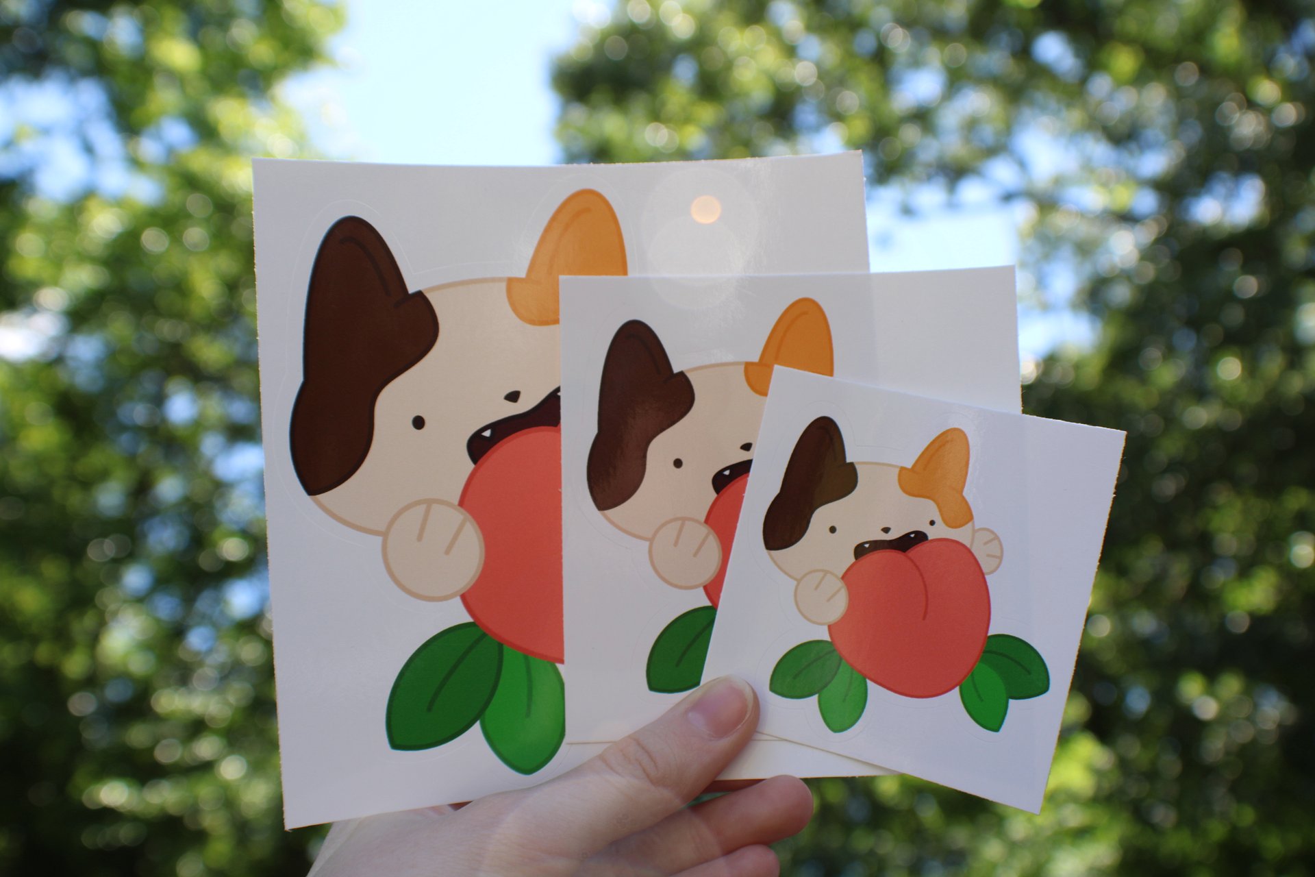 Calico Peaches Sticker product image (2)