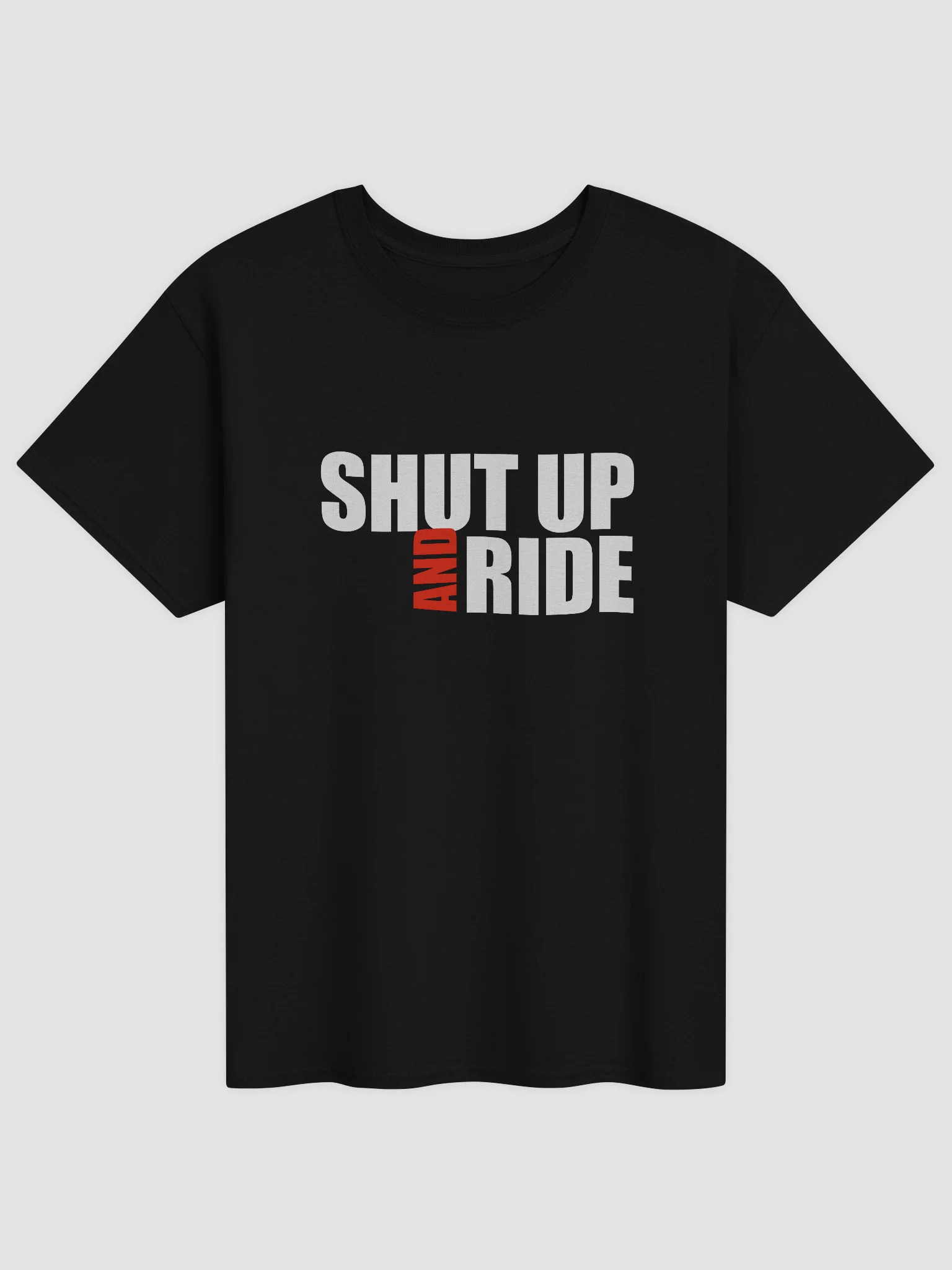 Shut Up and Ride Tee - Any Brand (Dark) product image (1)