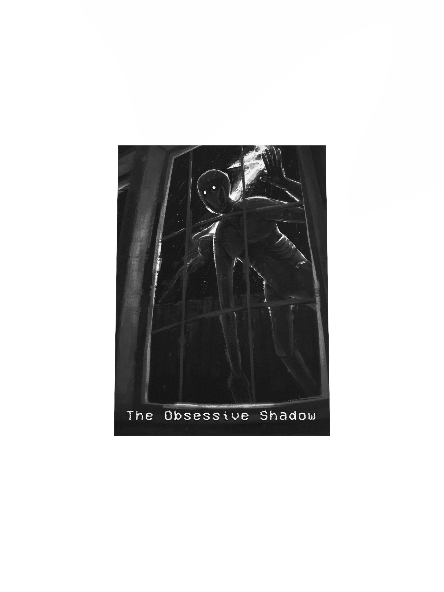 Grayscaled Window Watcher Poster Print product image (18)