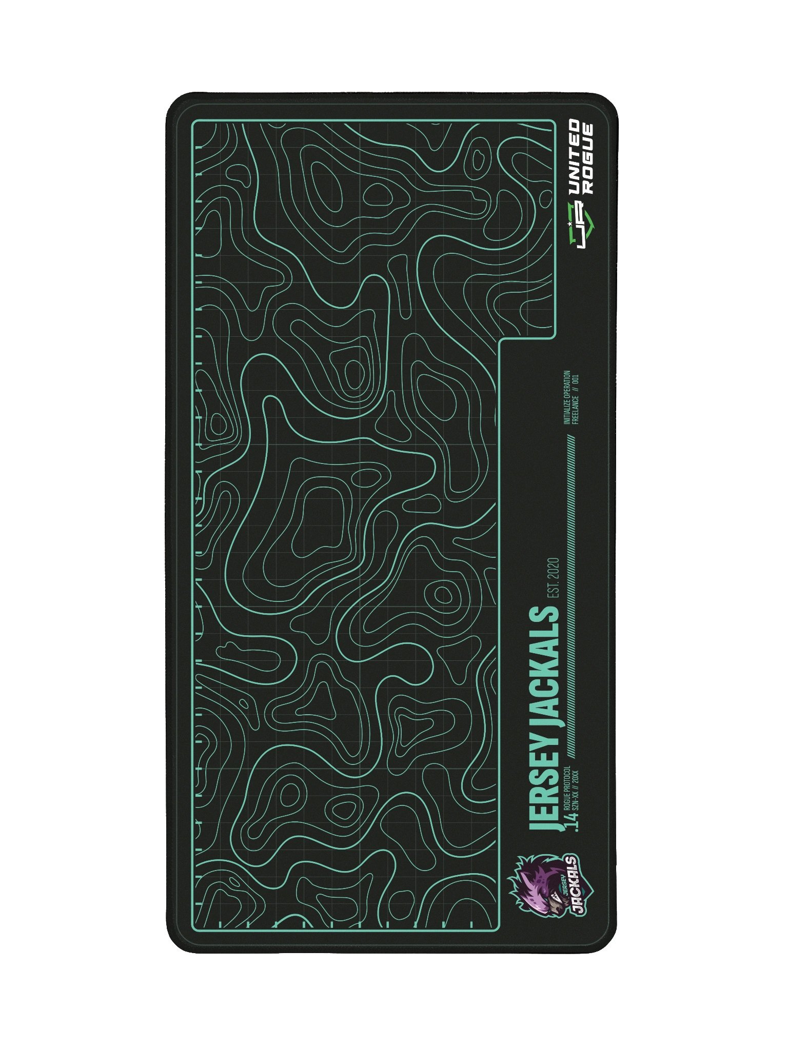 Jersey Jackals Map Desk Mat product image (2)