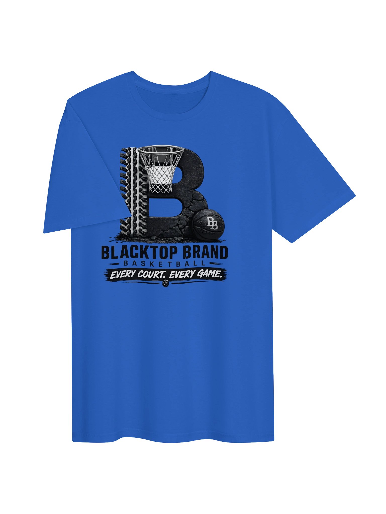 Blacktop Brand Basketball Logo Tee product image (3)
