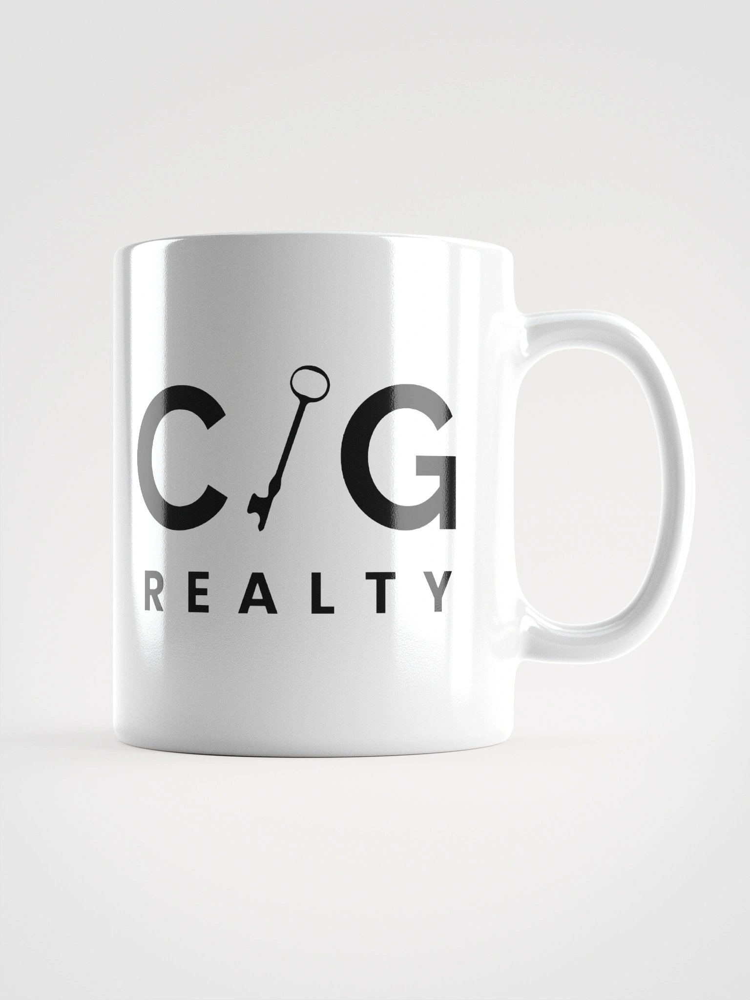 CG Logo Mug, White product image (1)
