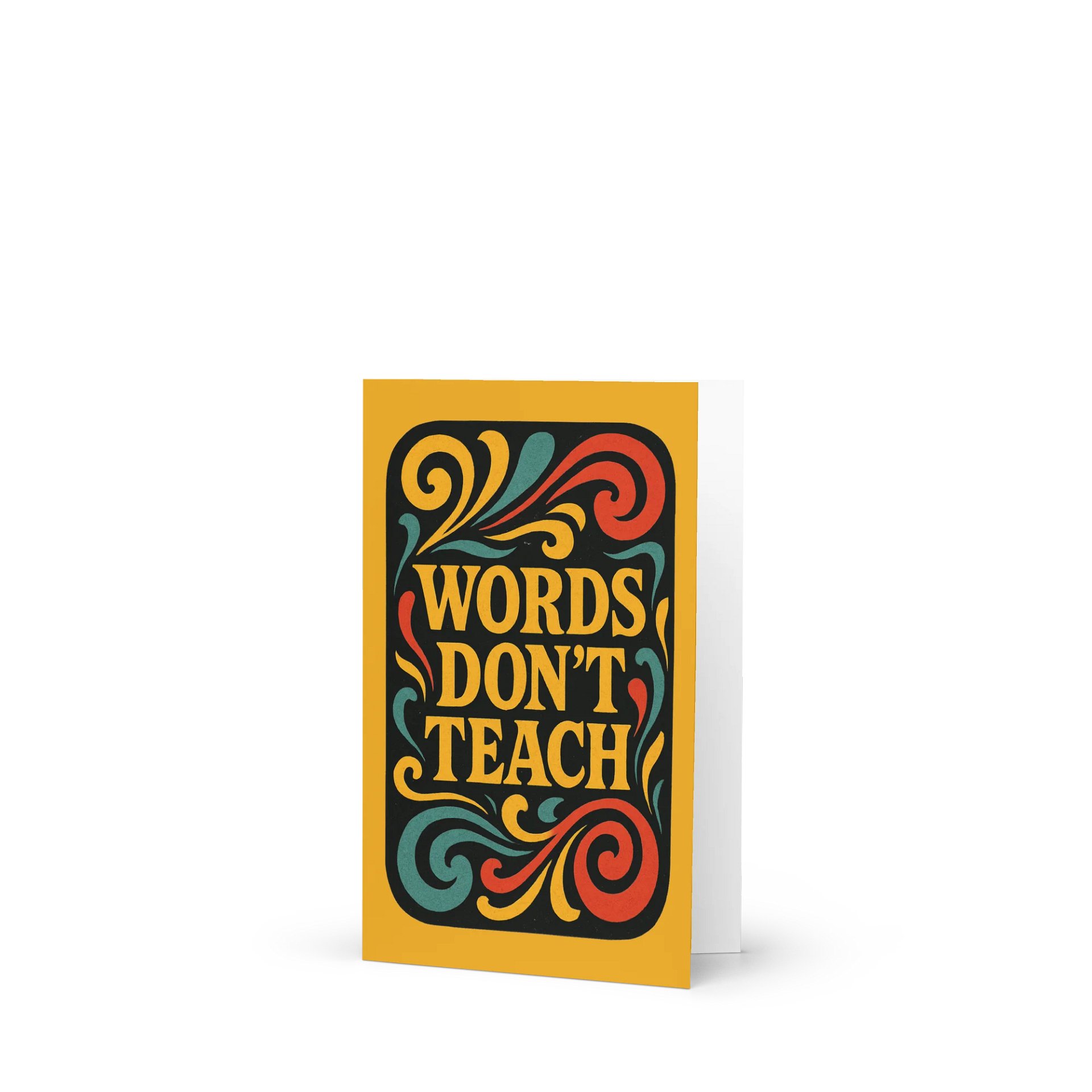 Words Don't Teach - Card product image (4)