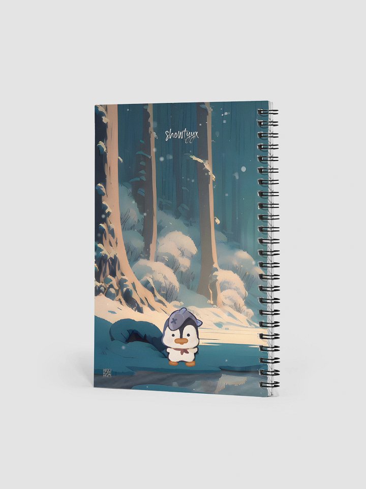 Snow Penguin Spiral Notebook product image (2)
