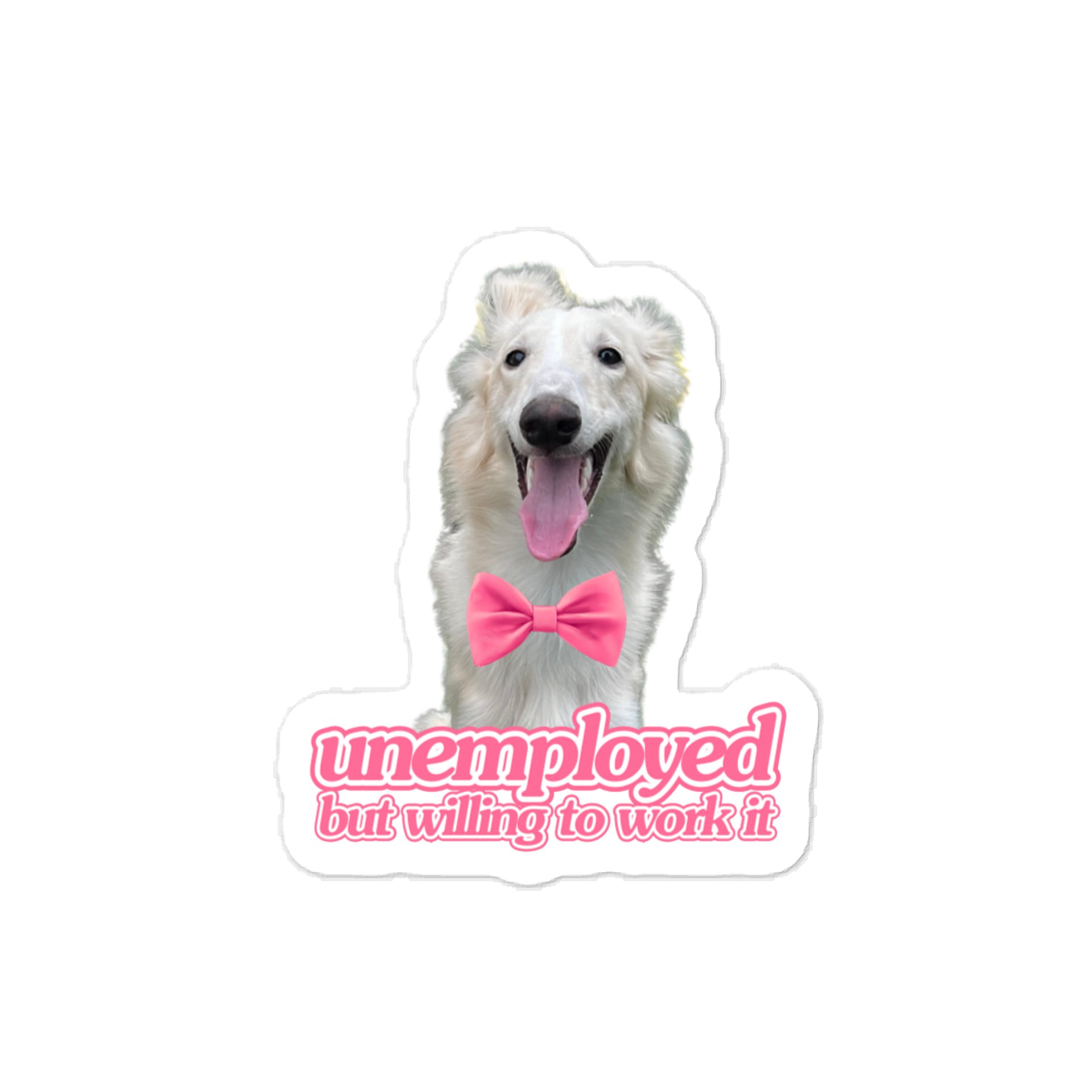 Unemployed Sticker product image (1)