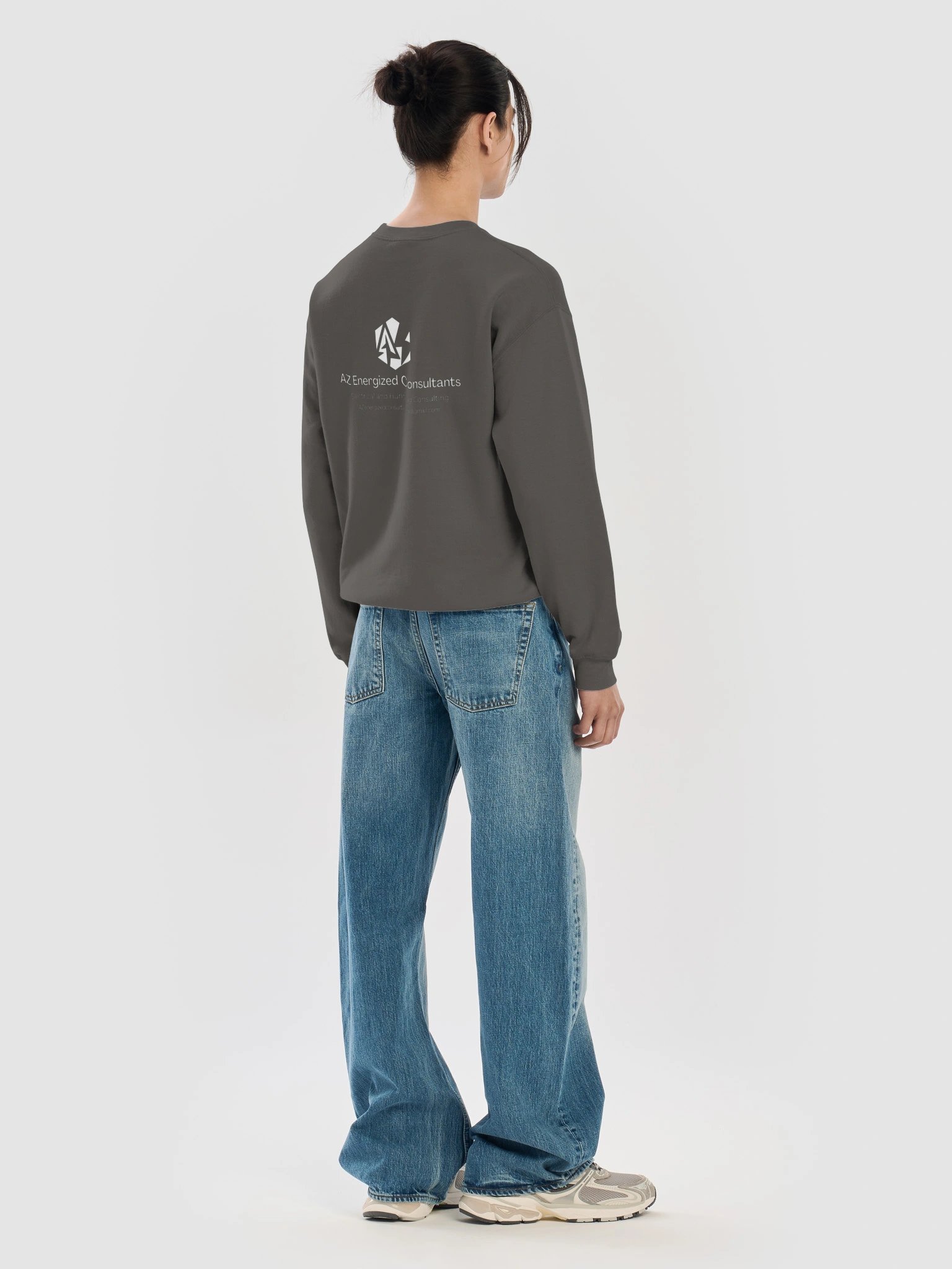 AZ Energized Consultants-2 sided crew neck sweatshirt product image (8)