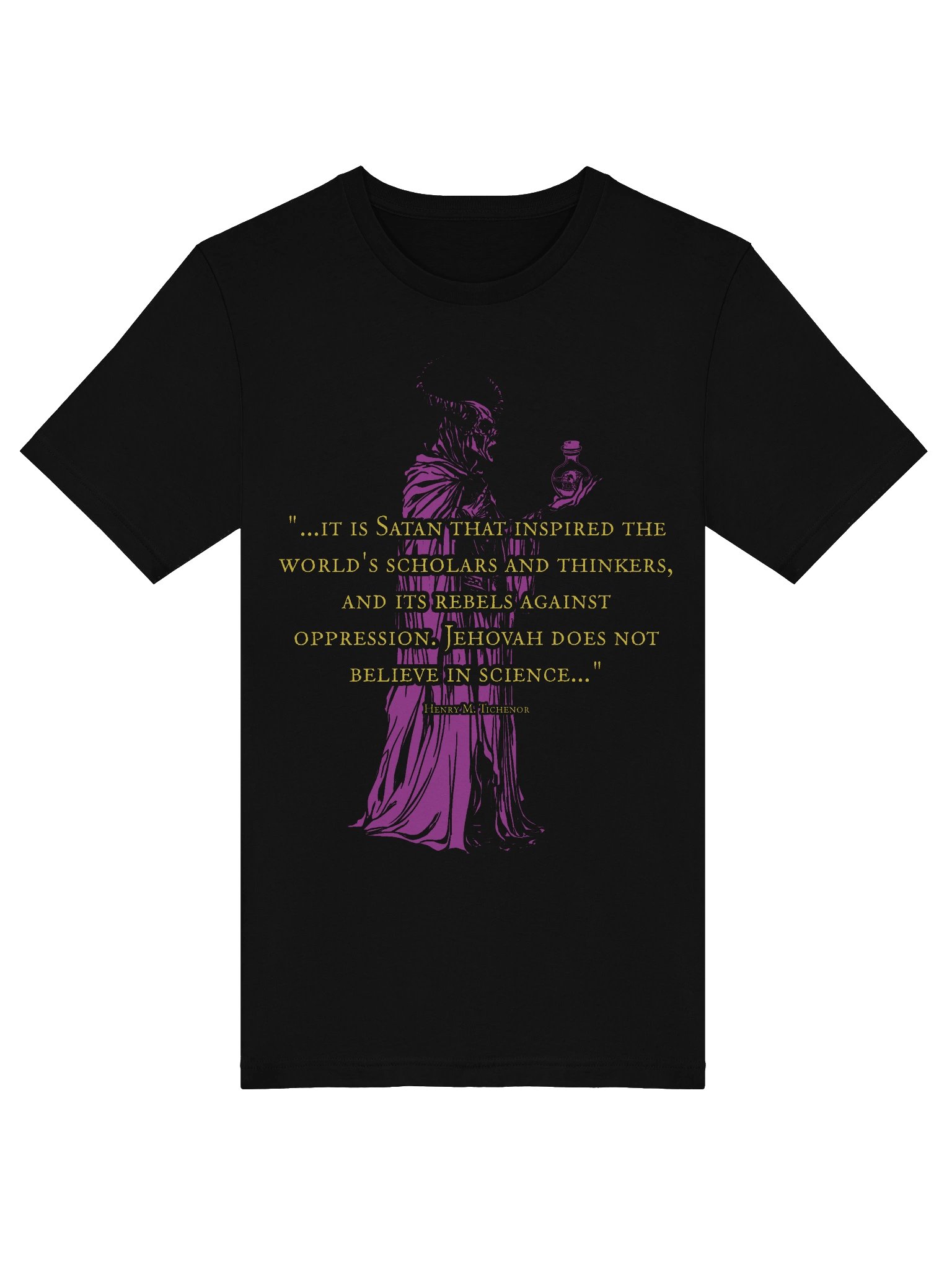 Tichenor Satan Inspires Science Quote Tee product image (5)