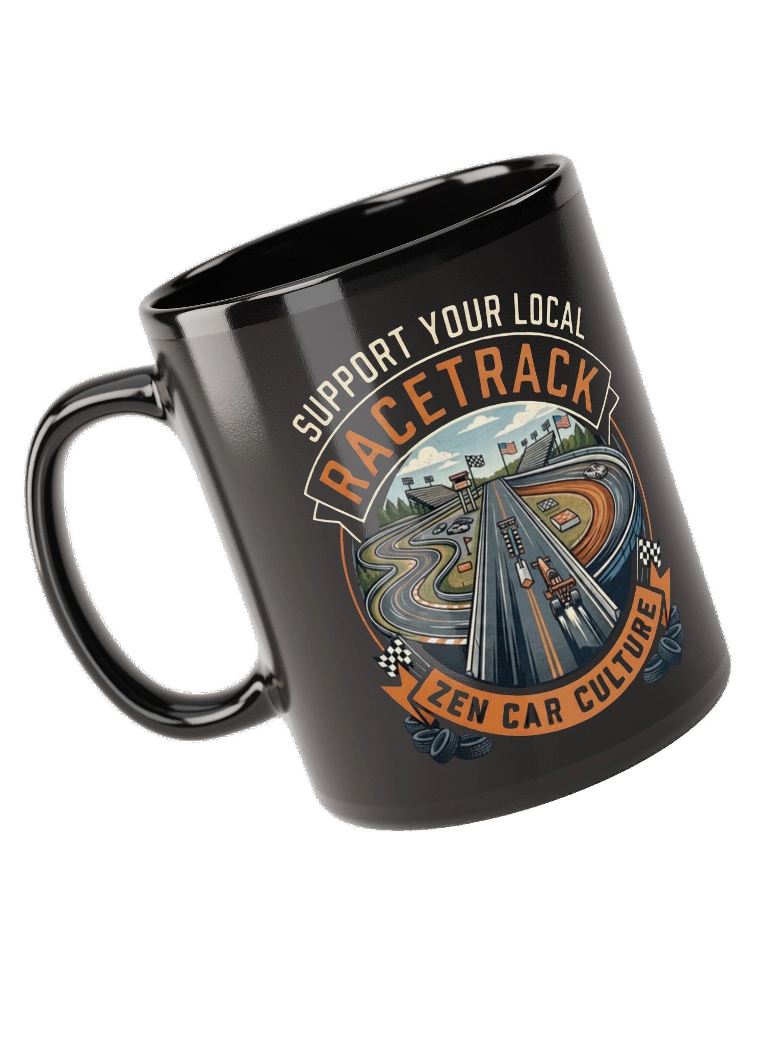 THE HEART OF RACING – SUPPORT YOUR LOCAL RACETRACK MUG product image (10)