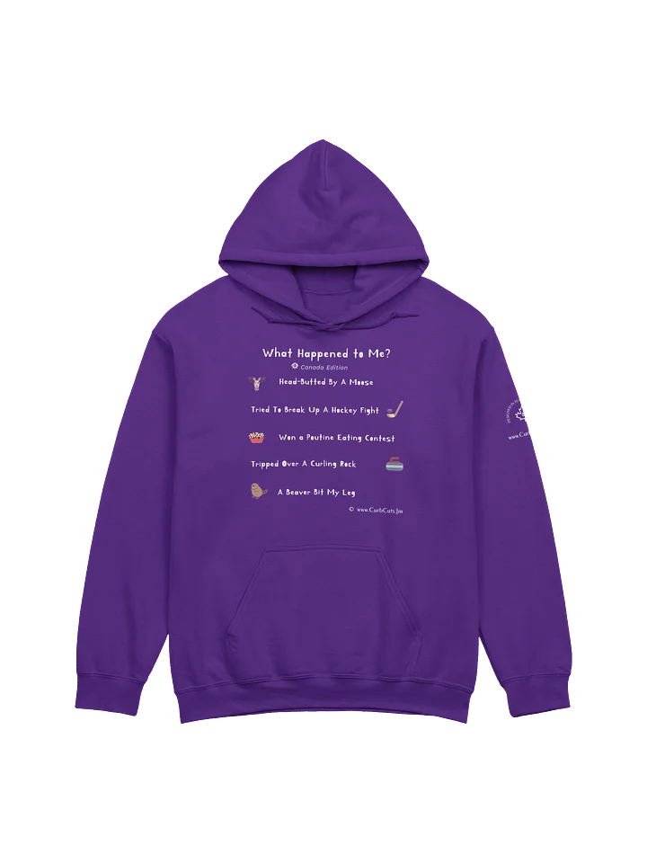 WHAT HAPPENED TO ME ? (Canada Edition): Hoodie product image (5)