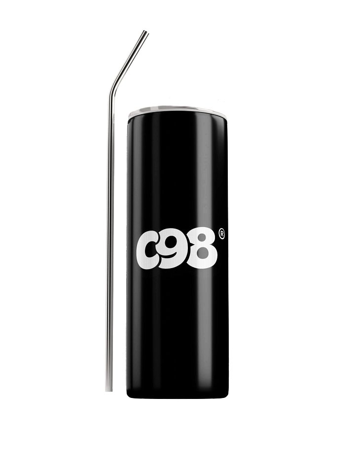 Bold White 'C98' Stainless Steel Tumbler product image (1)