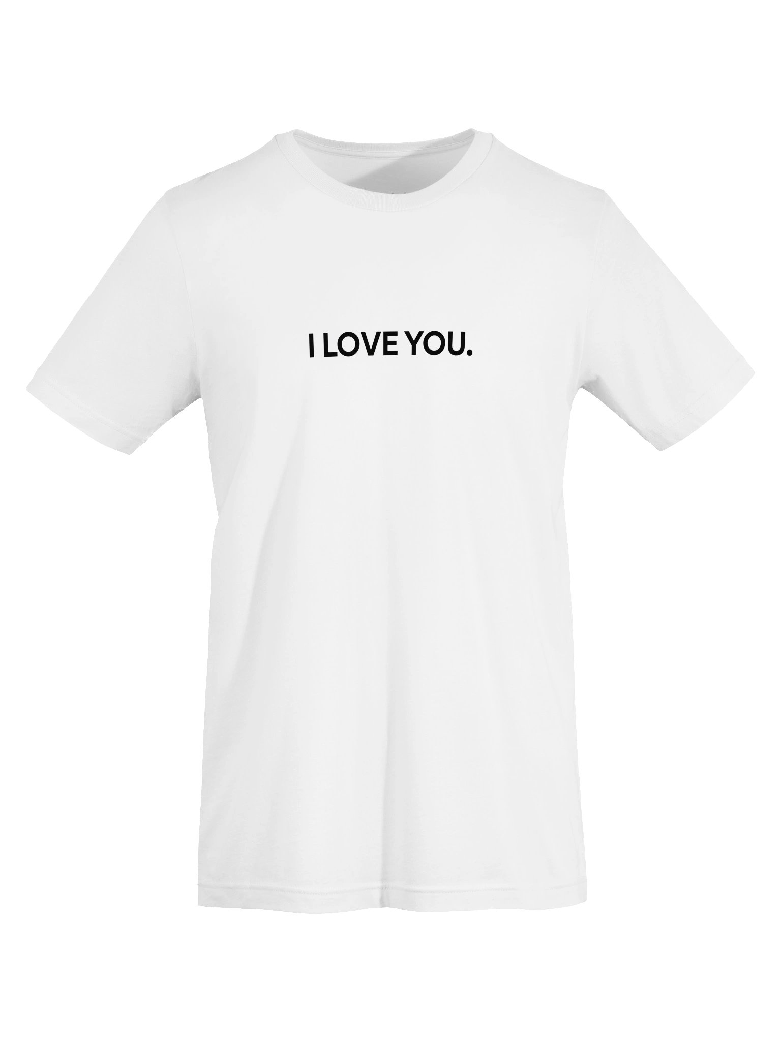 I Love You Minimalist Unisex Tee - WHITE product image (5)