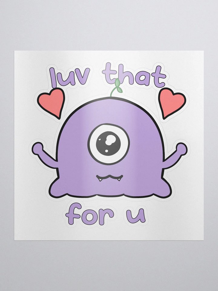 Luv that for you - Alien Sticker product image (1)