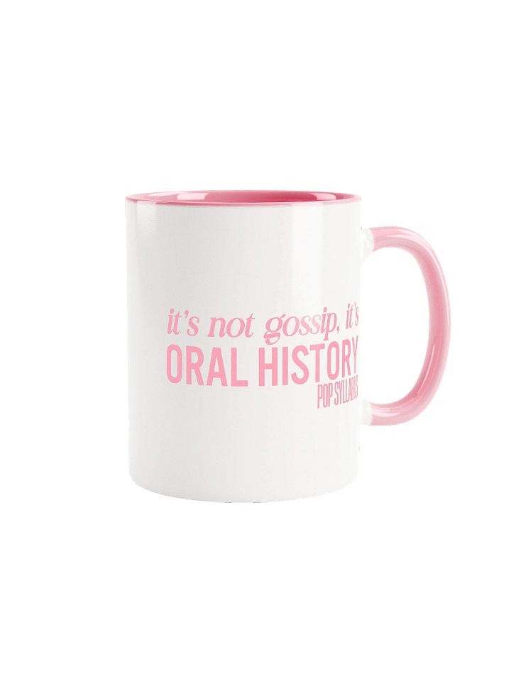 Oral History Mug Pink product image (1)