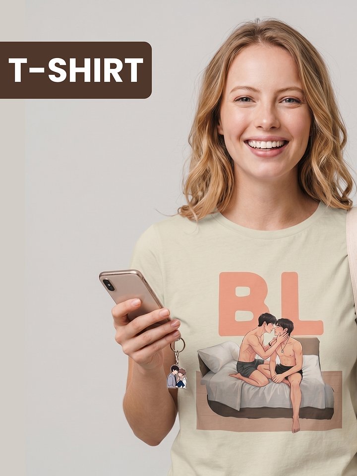 Vintage Boys Love T-Shirt | Indie BL Merch & Yaoi Aesthetic Tee | LGBTQ Pride Apparel | Queer Cinematic Graphic Shirt for BL Fans product image (1)