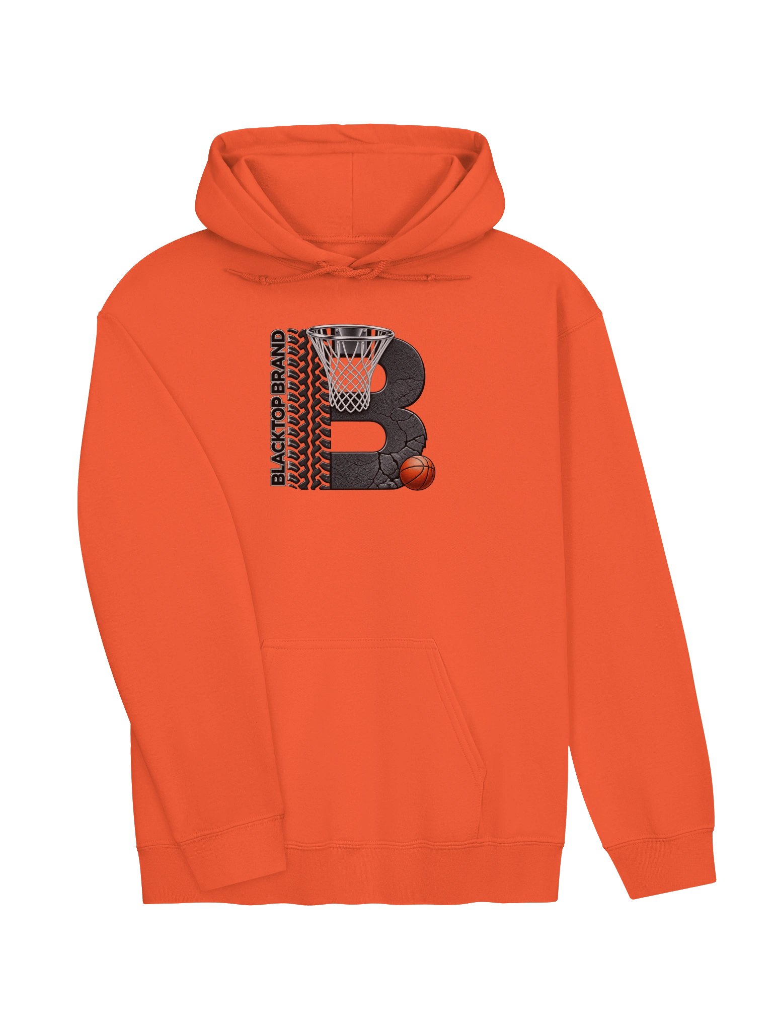 Blacktop Brand Basketball Logo Hoodie product image (3)