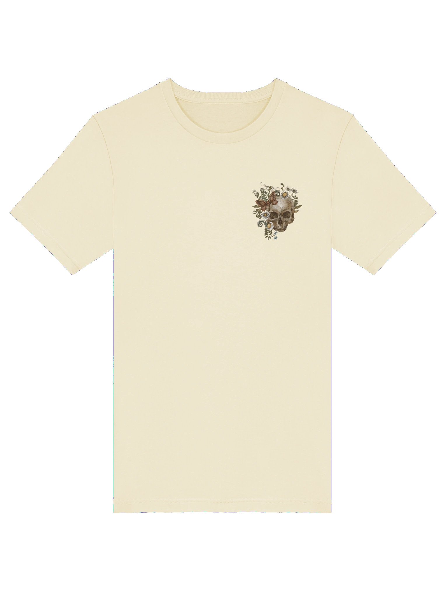 Savannah Snake Oil Vintage Botanical Skull T-Shirt (Natural) product image (5)