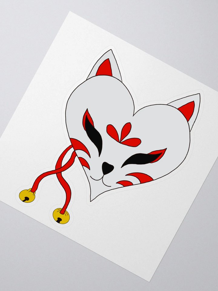 Kitsune Heart Sticker product image (2)