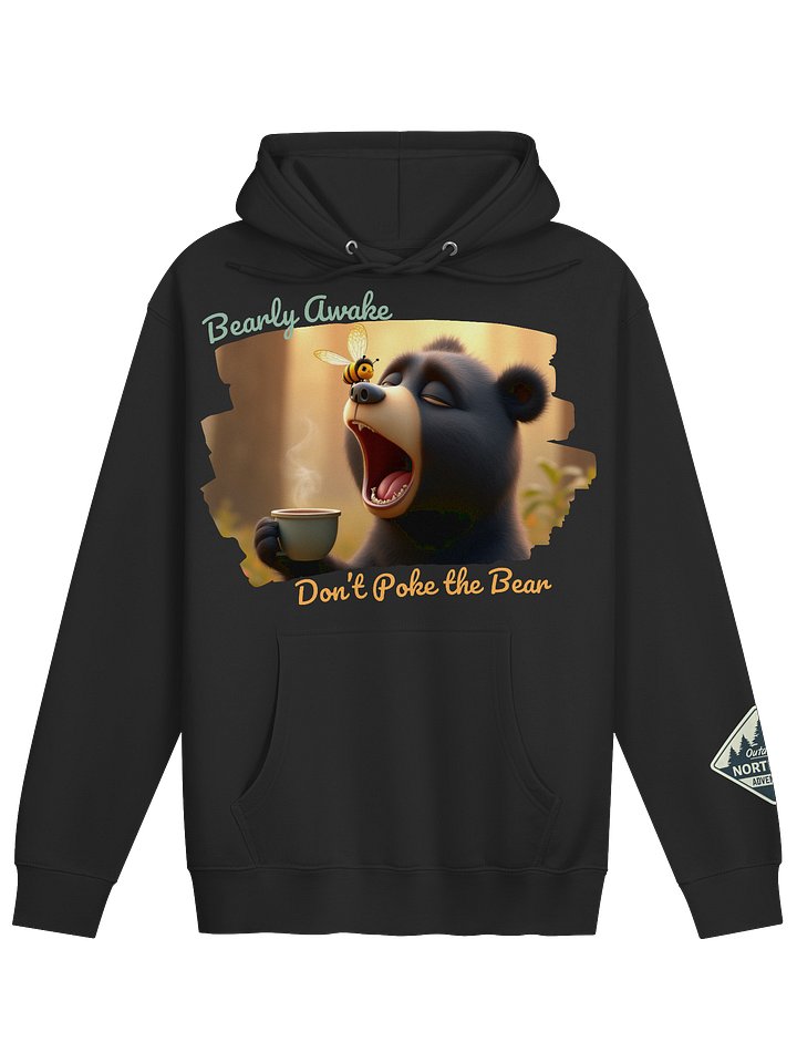 Bearly Awake Hoodie – Cozy Funny Bear Coffee Sweatshirt 🐻☕ product image (4)